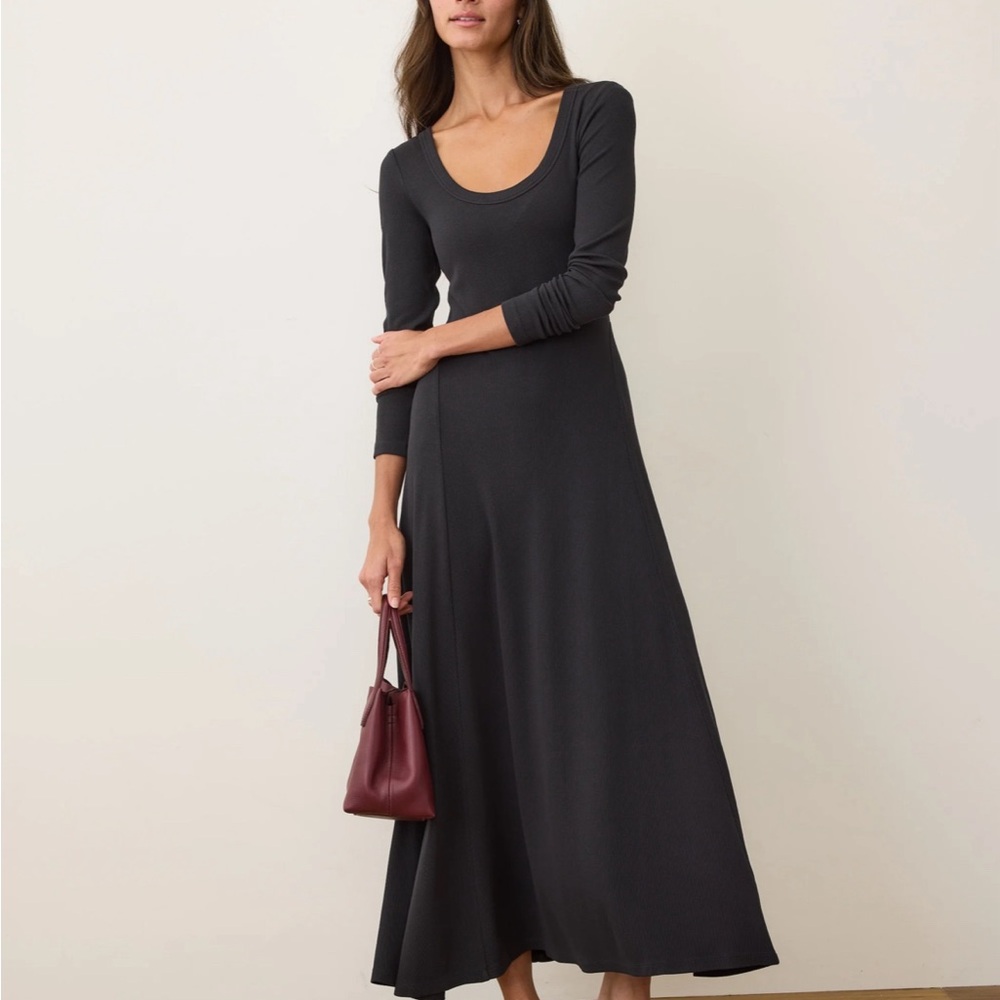 Marine Layer black Long Sleeve Dress